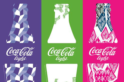 Coca-Cola light satsar på mode. Coca-Cola light satsar på mode.