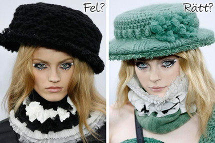 Chanel, A/W 09. Håller du med om att man ser äldre ut i svart?