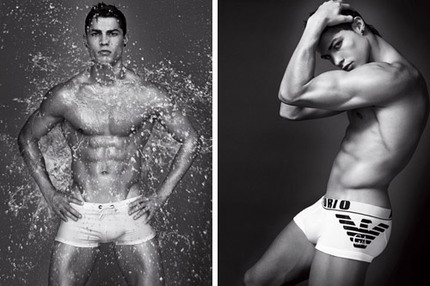 Cristiano Ronaldo för Emporio Armani Underwear, S/S 2010.