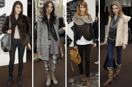 Streetstyle utanför Anteprima, A/W 2010.