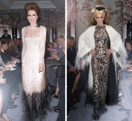 Julianne Moore och Daphne Guinness för Tom Ford, S/S 2011.