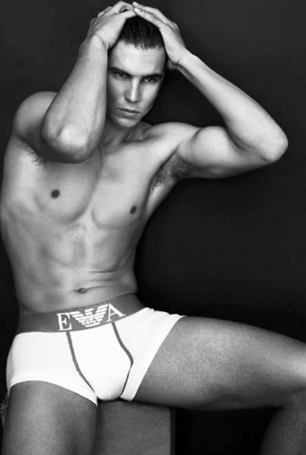 Rafael Nadal för Emporio Armani Underwear, S/S 2011.