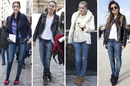Jeans under Paris Fashion Week, A/W 2010.