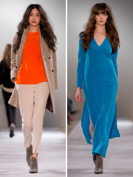 Kortad byxlängd och dubbla sidoslitsar hos Filippa K, A/W 2012. Kortad byxlängd och dubbla sidoslitsar hos Filippa K, A/W 2012.