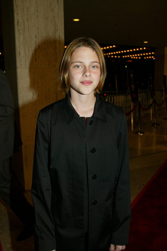 En bild på skådespelerskan Kristen Stewart 2002.