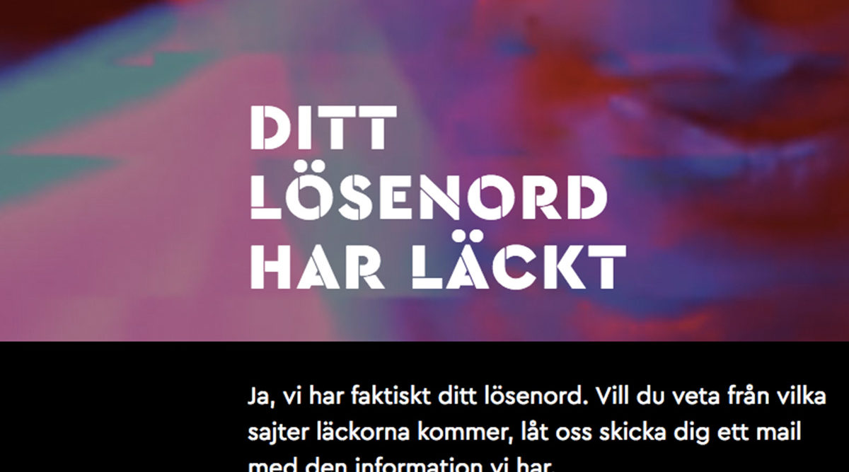 Kolla Om Du Blivit Hackad