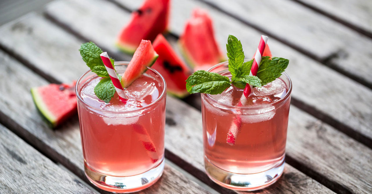 Recept Fruktig drink med vattenmelon och prosecco Baaam