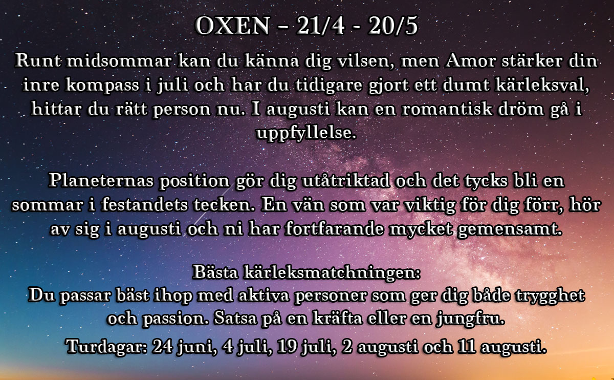 Singlar horoskop